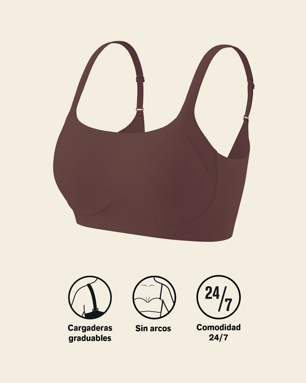 Brasier sin arco ultracómodo de alto soporte y cubrimiento Everyday Bra