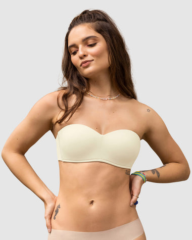 Brasier strapless ideal para busto pequeño y mediano oh so light#color_253-perla