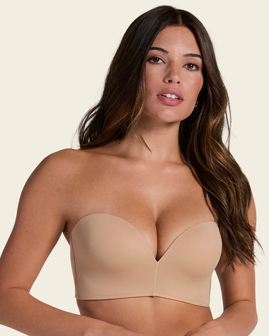Brasier strapless Antigravedad Nueva Edición - Máximo soporte - No se cae#color_801-cafe-medio