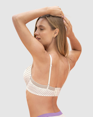 Brasier con arco Natural Look#color_b77-estampado-puntos-lila