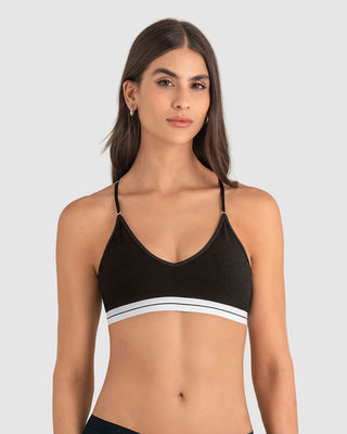 Top en algodón ultracómodo con cargaderas graduables#color_701-negro