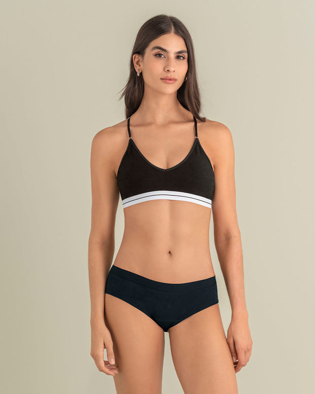 Top en algodón ultracómodo con cargaderas graduables