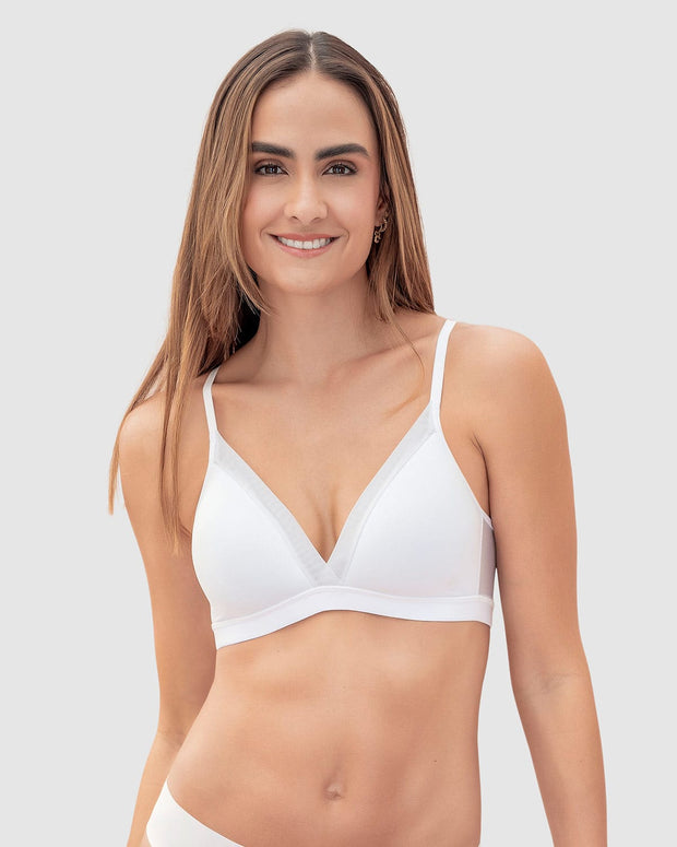 Brasier sin arco Pura Comodidad con detalles en tul