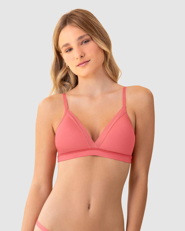 Brasier sin arco Pura Comodidad con detalles en tul