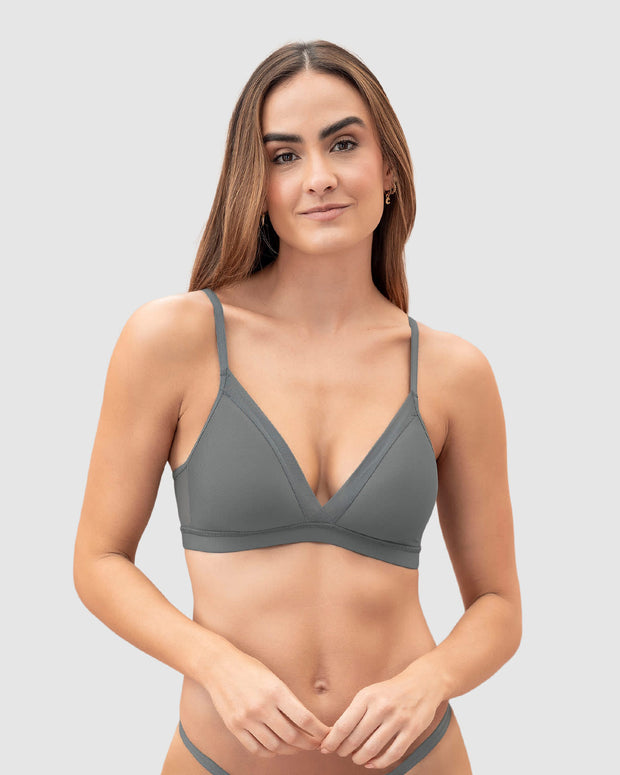Brasier sin arco Pura Comodidad con detalles en tul