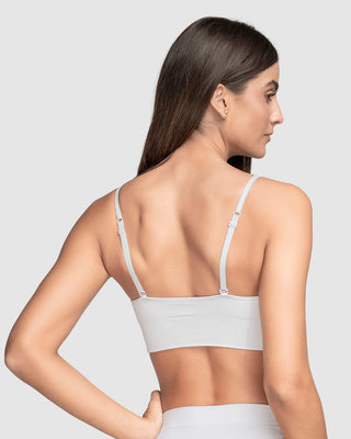 Top en tecnología seamless con textura acanalada Natural Comfort#color_000-blanco