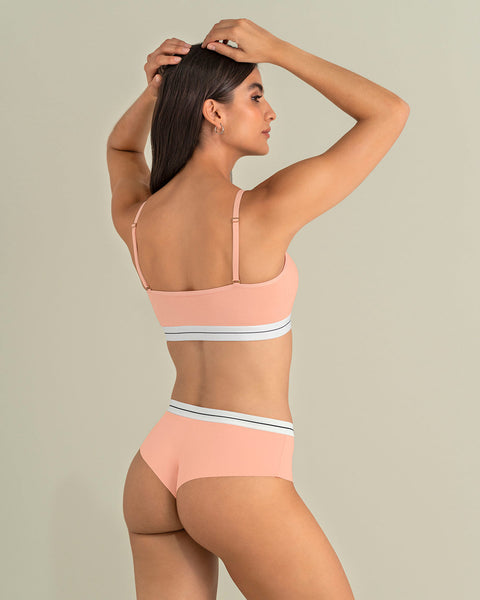 Top en algodón escote redondo#color_215-salmon