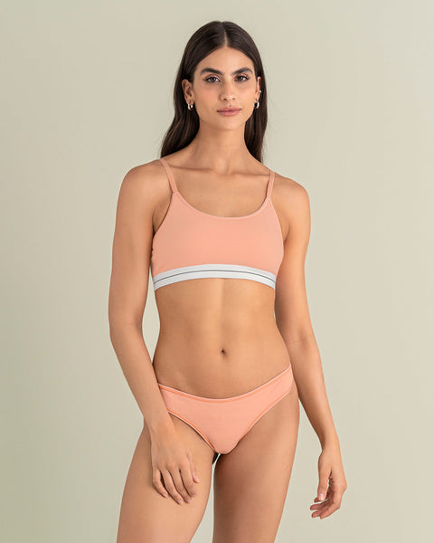 Top en algodón escote redondo#color_215-salmon