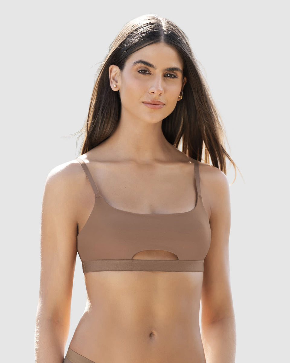 Daily-Sexy Top con abertura frontal