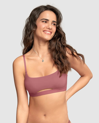 Daily-Sexy Top con abertura frontal#color_b99-salmon