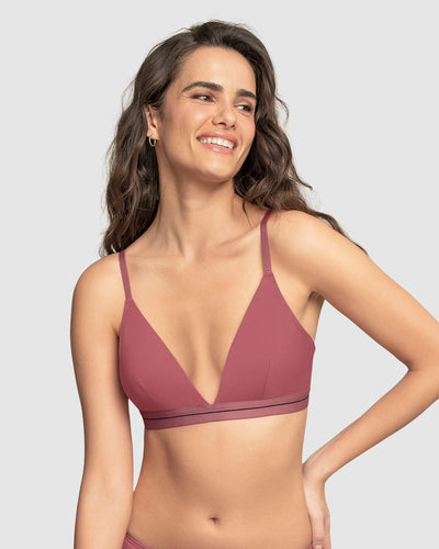 Brasier triangular en algodón liviano y cómodo#color_b99-salmon