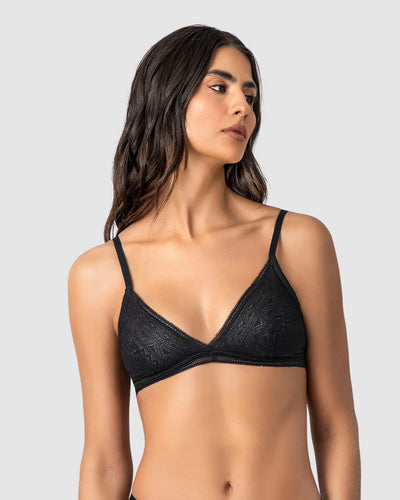 Bralette en encaje de textura ultrasuave#color_700-negro