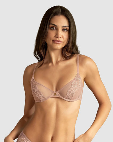 Brasier sexy media copa con espalda en tul#color_a22-rosa-vieja