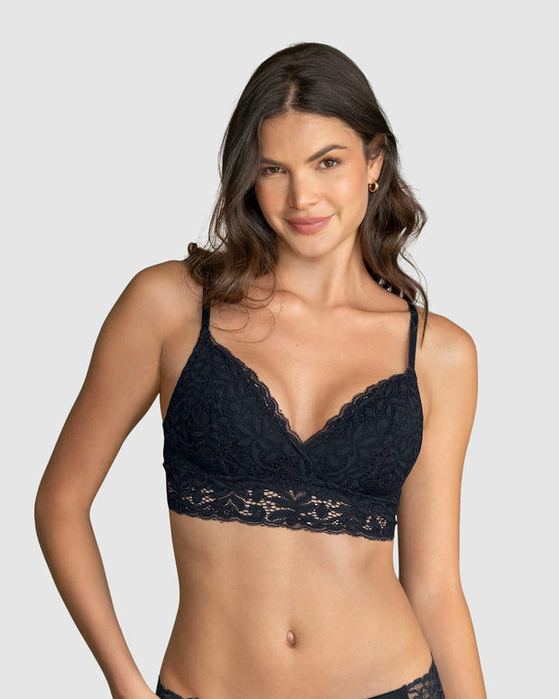 Brasier en encaje sin arcos