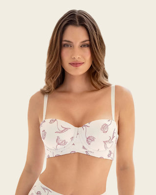 Brasier strapless ideal para busto mediano y grande#color_395-estampado-flores