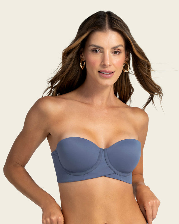 Brasier strapless ideal para busto mediano y grande