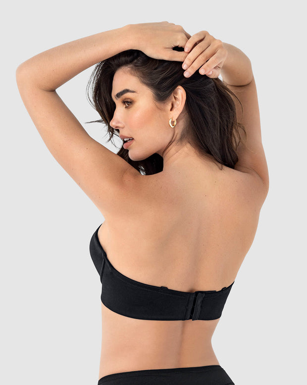 Brasier strapless ideal para busto mediano y grande