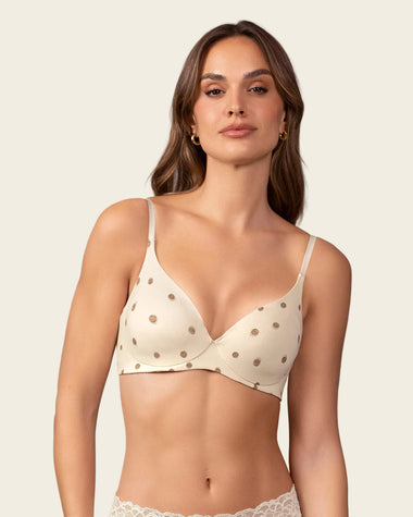 Brasier ultraligero SIN ESPUMA, copas doble tela#color_c01-estampado-puntos