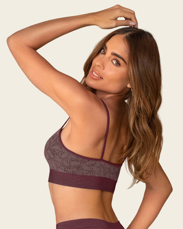 Top en animal print ultraligero en tecnología seamless