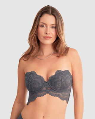 Bustier strapless Sutilmente Sexy#color_721-gris-oscuro