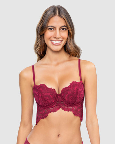 Bustier strapless Sutilmente Sexy#color_a97-vinotinto