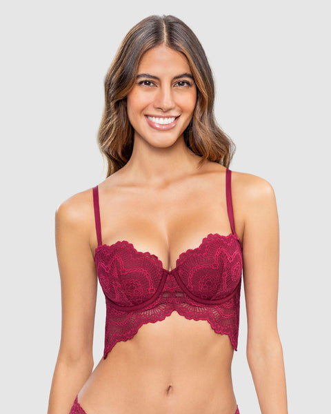 Bustier strapless Sutilmente Sexy#color_a97-vinotinto