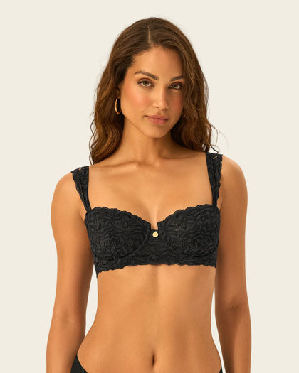 Brasier balconette en encaje#color_700-negro