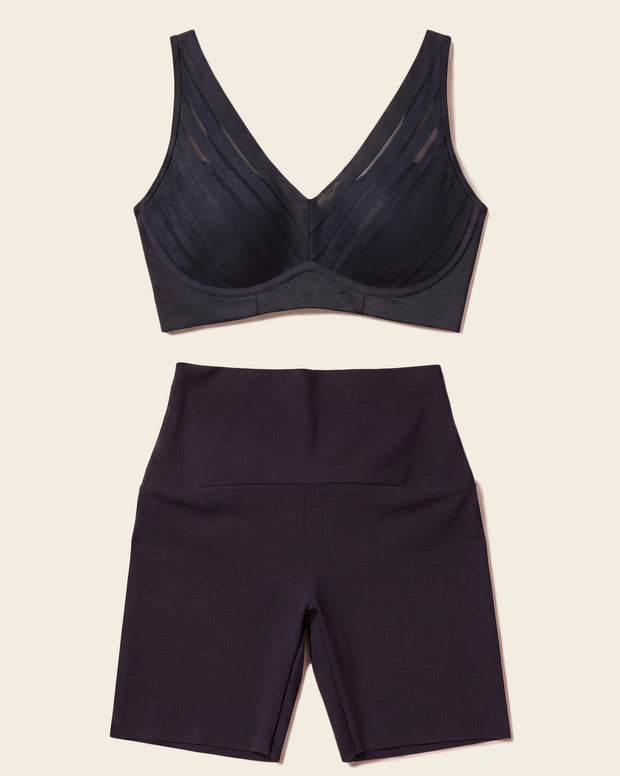 Free-Support bra + Short de control invisible en Negro