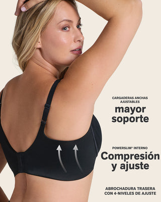 Brasier sin arco, alto cubrimiento en escote y espalda#color_700-negro
