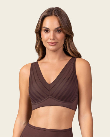Brasier sin arco, alto cubrimiento en escote y espalda#color_c56-cocoa