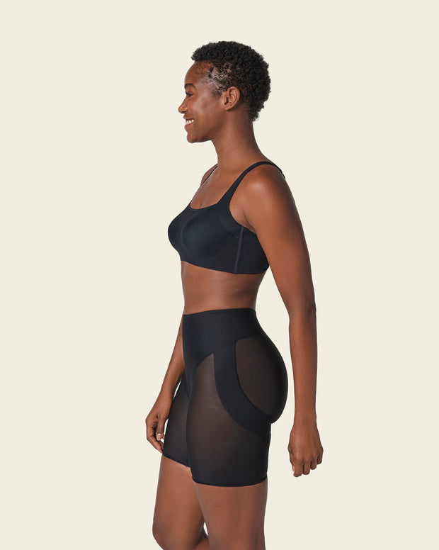 Panty faja tipo short levanta cola y control de abdomen fuerte