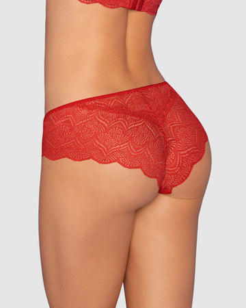 Panty hípster en encaje suave y cómodo#color_239-rojo