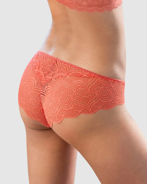 Panty hipster en encaje suave y cómodo#color_a14-coral