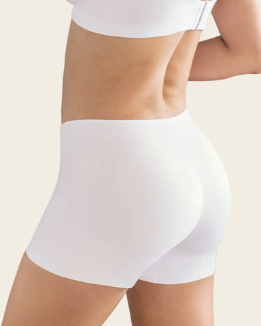 Panty tipo bóxer efecto invisible en piernas#color_000-blanco