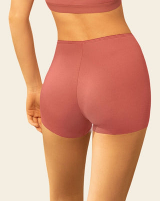 Panty tipo bóxer efecto invisible en piernas#color_023-terracota