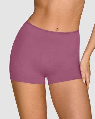 Panty tipo bóxer efecto invisible en piernas#color_402-morado