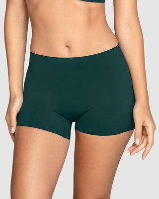 Panty tipo bóxer efecto invisible en piernas#color_661-verde-oscuro