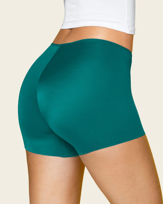 Panty tipo bóxer efecto invisible en piernas#color_666-verde-oscuro