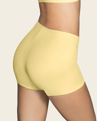 Panty tipo bóxer efecto invisible en piernas#color_b58-amarillo-claro