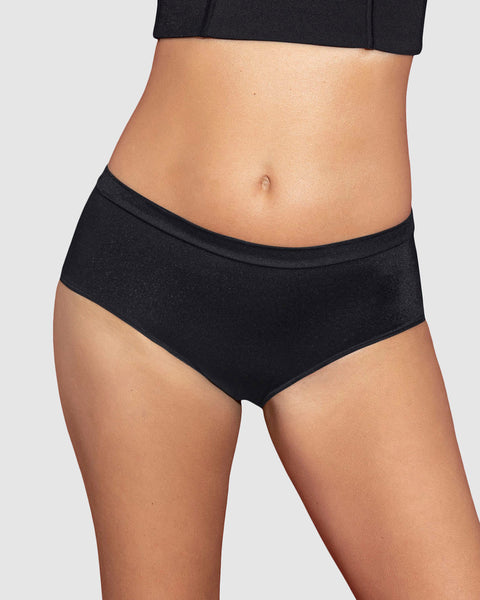 Panty hipster en tela con brillo#color_700-negro