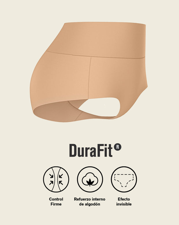 Panty hípster tiro alto de control fuerte de abdomen