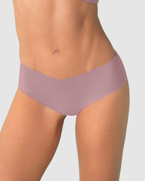 Panty cachetero con doble capa de tul en glúteos#color_413-morado-medio