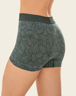 Bóxer animal print tecnología seamless de total comodidad#color_661-verde-oscuro