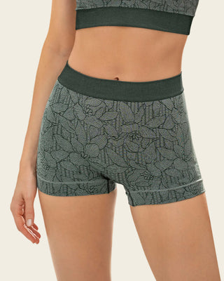 Bóxer animal print tecnología seamless de total comodidad#color_661-verde-oscuro