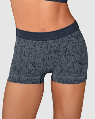 Bóxer animal print tecnología seamless de total comodidad#color_b55-azul-oscuro-estampado