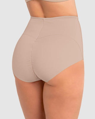 Panty clásico de control fuerte, tiro extra alto#color_802-cafe-claro