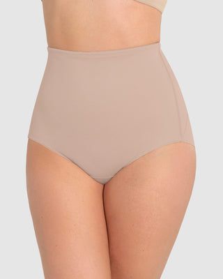 Panty clásico de control fuerte, tiro extra alto#color_802-cafe-claro