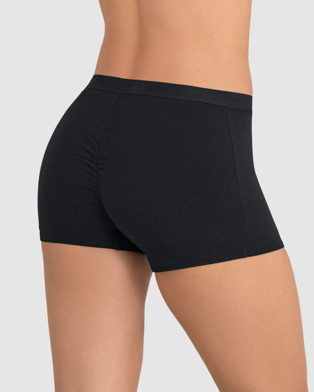 Bóxer en algodón tiro medio