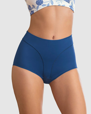 Panty clásico de control y tiro alto#color_546-azul-oscuro