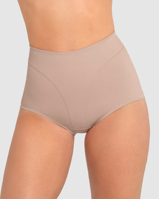 Panty clásico de control y tiro alto#color_802-cafe-claro